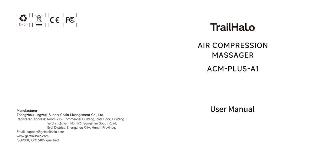 TrailHalo ACM-PLUS-A1 Air Compression Massager - Lifestyle 01