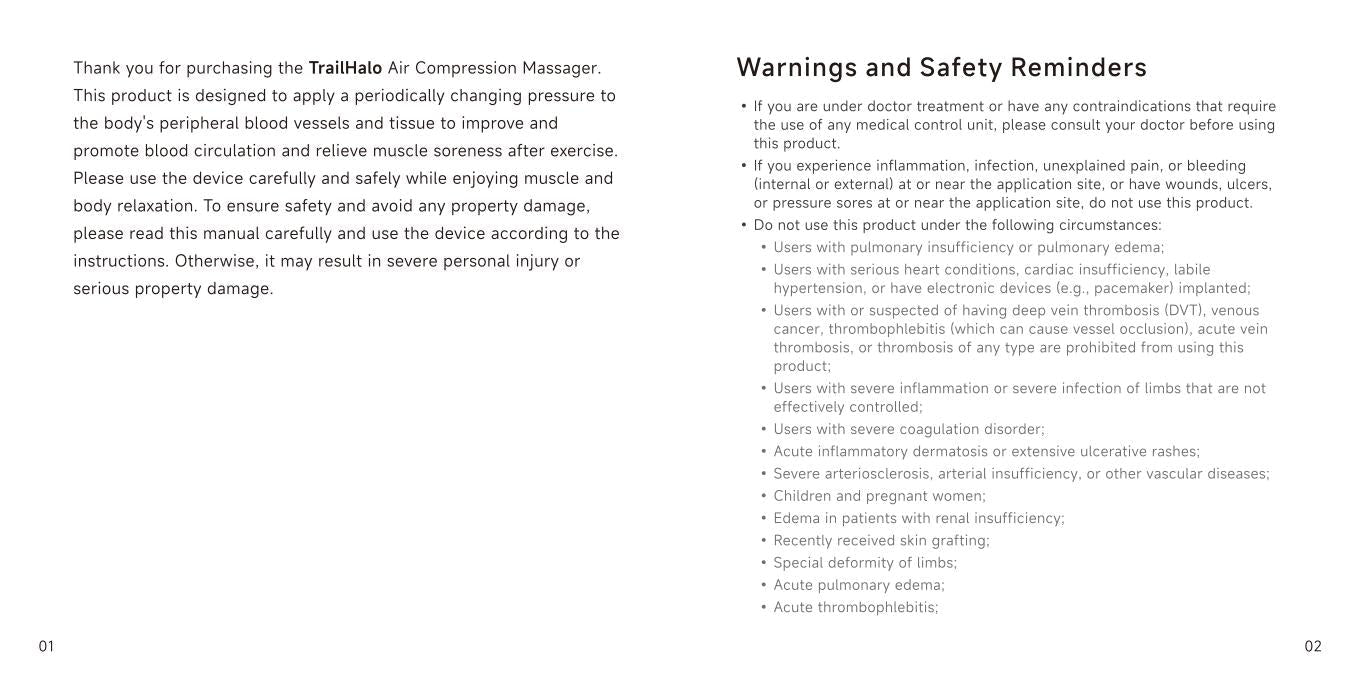 TrailHalo ACM-PLUS-A1 Air Compression Massager - Lifestyle 02